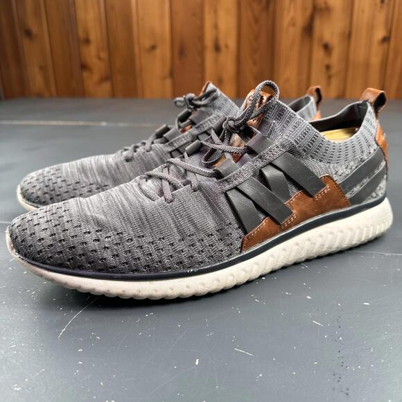 Cole Haan Other - Cole Haan C27734 GRAND.OS Lace Up Shoes Men’s 12 M Grey Grandmotion Sneakers